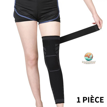 Manchon de Compression Long pour Jambe et Genou - Soutien et Confort