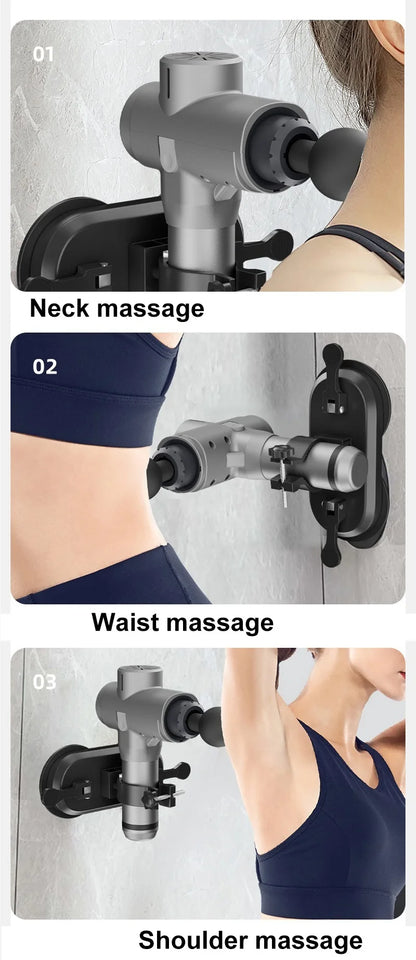 Support de Pistolet de Massage avec Ventouses Puissantes